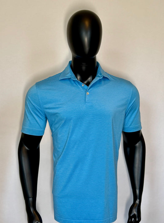 Peter Millar Striped Polo – Effortless Style, Tour-Level Comfort