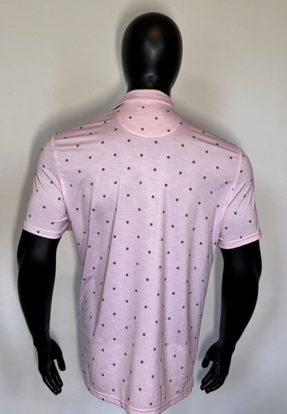 Penguin Pink Patterned Polo – Bold Style for the Modern Golfer